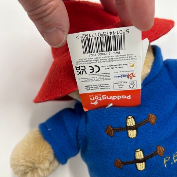 Paddington Bear Plush Stuffed Animal Classic Blue Coat Red Hat Collectible Toy - Picture 8 of 8